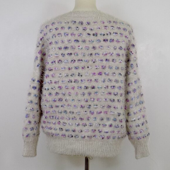 vintage pullover sweater knitwear cottage boho indie cozy fluffy - Picture 5 of 7
